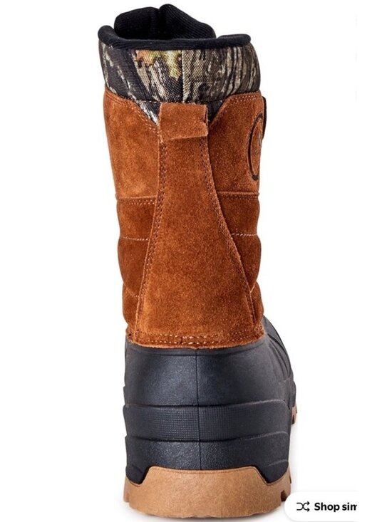 Ozark Trail Pack Suede Thinsulate 5° Mossy Oak Camo Snow Boots Men\'s Size 12 NWT main image 5